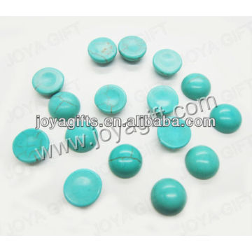 FA0032 / Turquesa forma redonda cabochon / anel superfície / azeitona forma / anel acessórios / 8 * 3.5MM